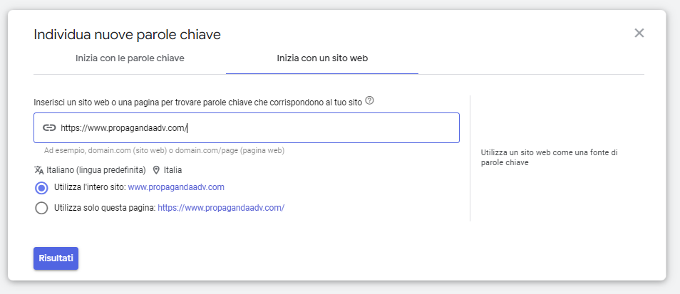 Parole Chiave per Google Ads: Guida Gratuita alla scelta delle migliori parole chiave per i tuoi annunci.